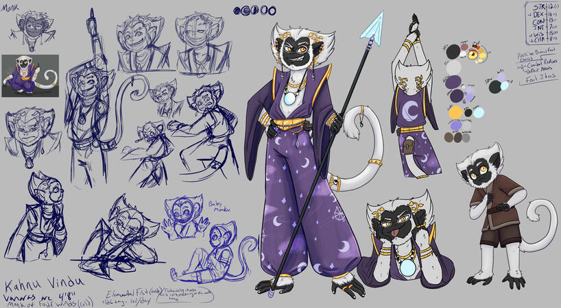 Kahnu Character Design