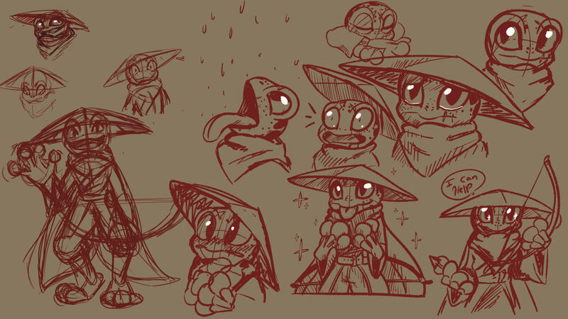 Cloves Expression Sketches